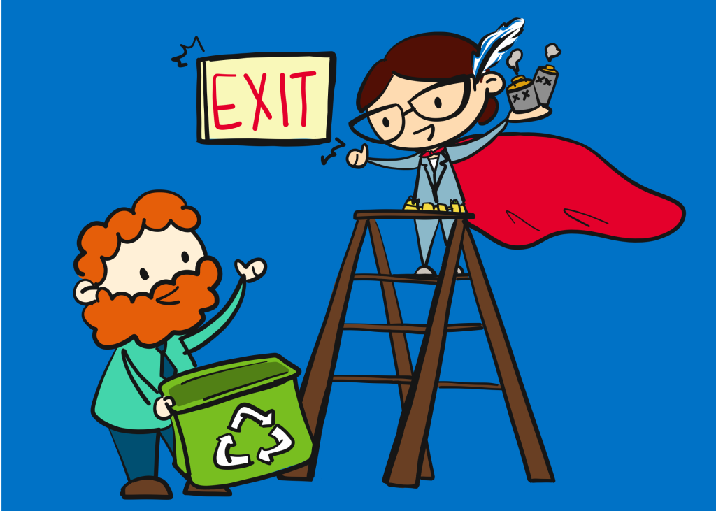 replacing emergency light batteries